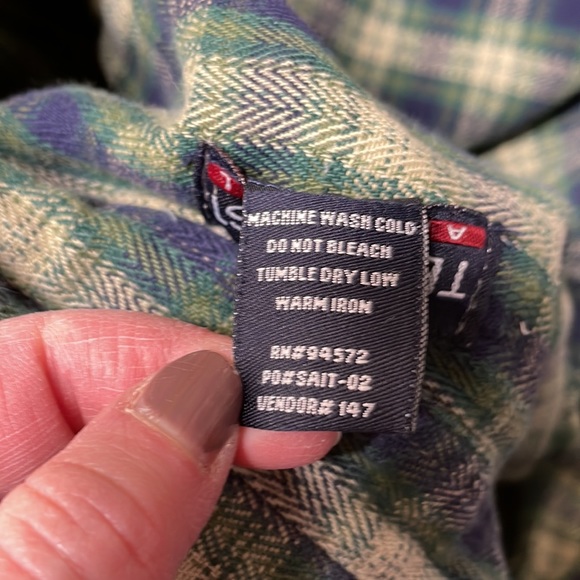 Mens 2XL long sleeve button down shirt, brand name Ten West, preowned - Picture 7 of 7